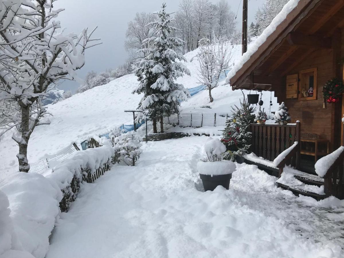 Vila Le Blanc Nordique Le Bouchet-Mont Charvin Exteriér fotografie