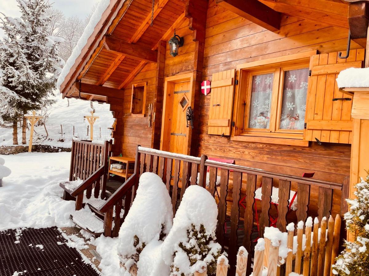 Vila Le Blanc Nordique Le Bouchet-Mont Charvin Exteriér fotografie