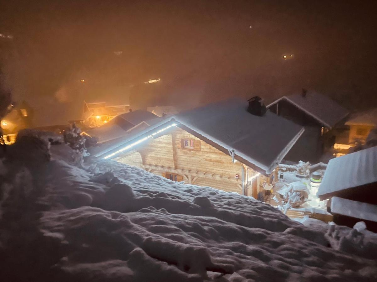 Vila Le Blanc Nordique Le Bouchet-Mont Charvin Exteriér fotografie