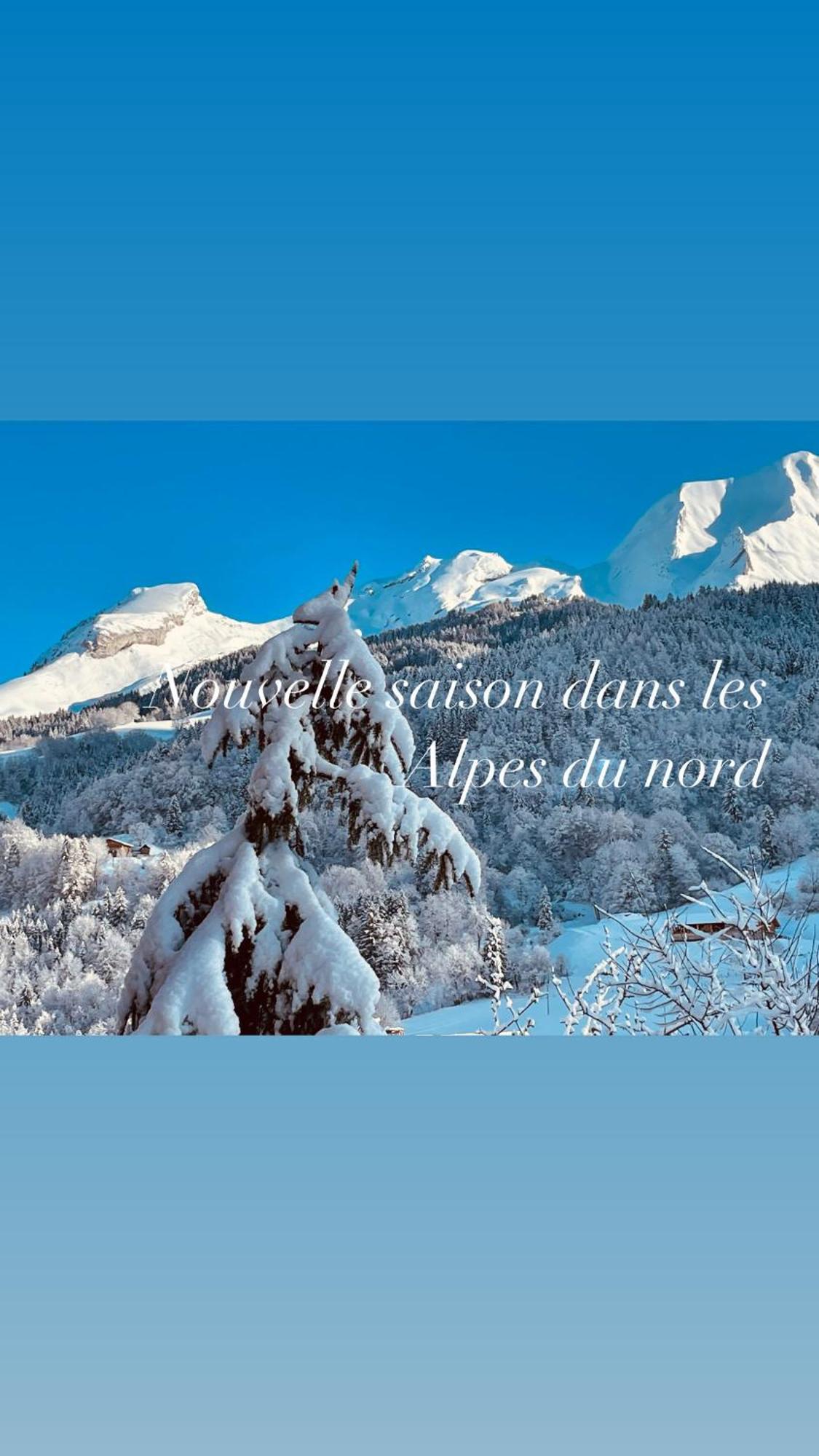 Vila Le Blanc Nordique Le Bouchet-Mont Charvin Exteriér fotografie